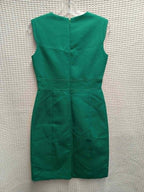 Emerald Fitted Midi Dress