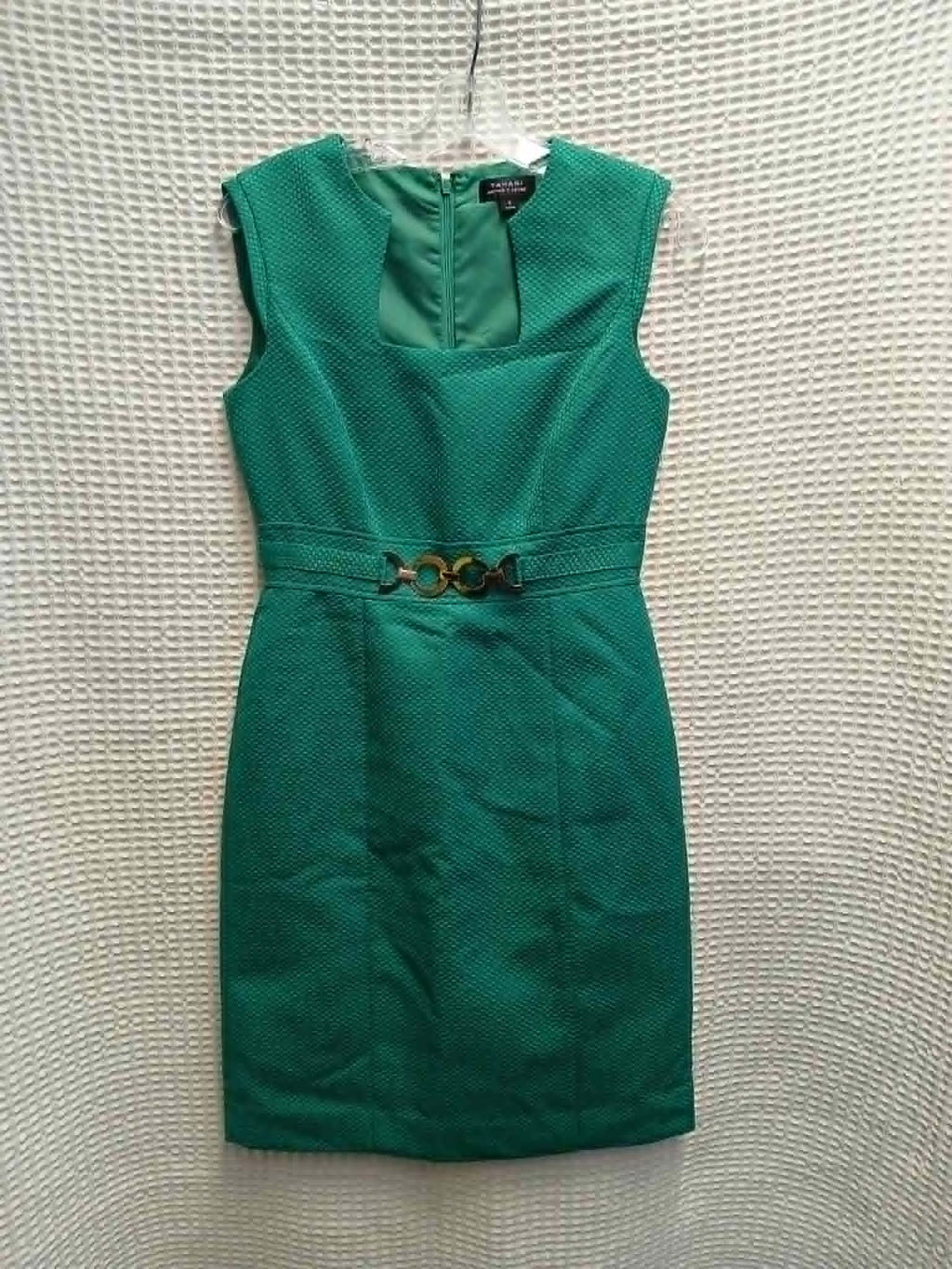 Emerald Fitted Midi Dress