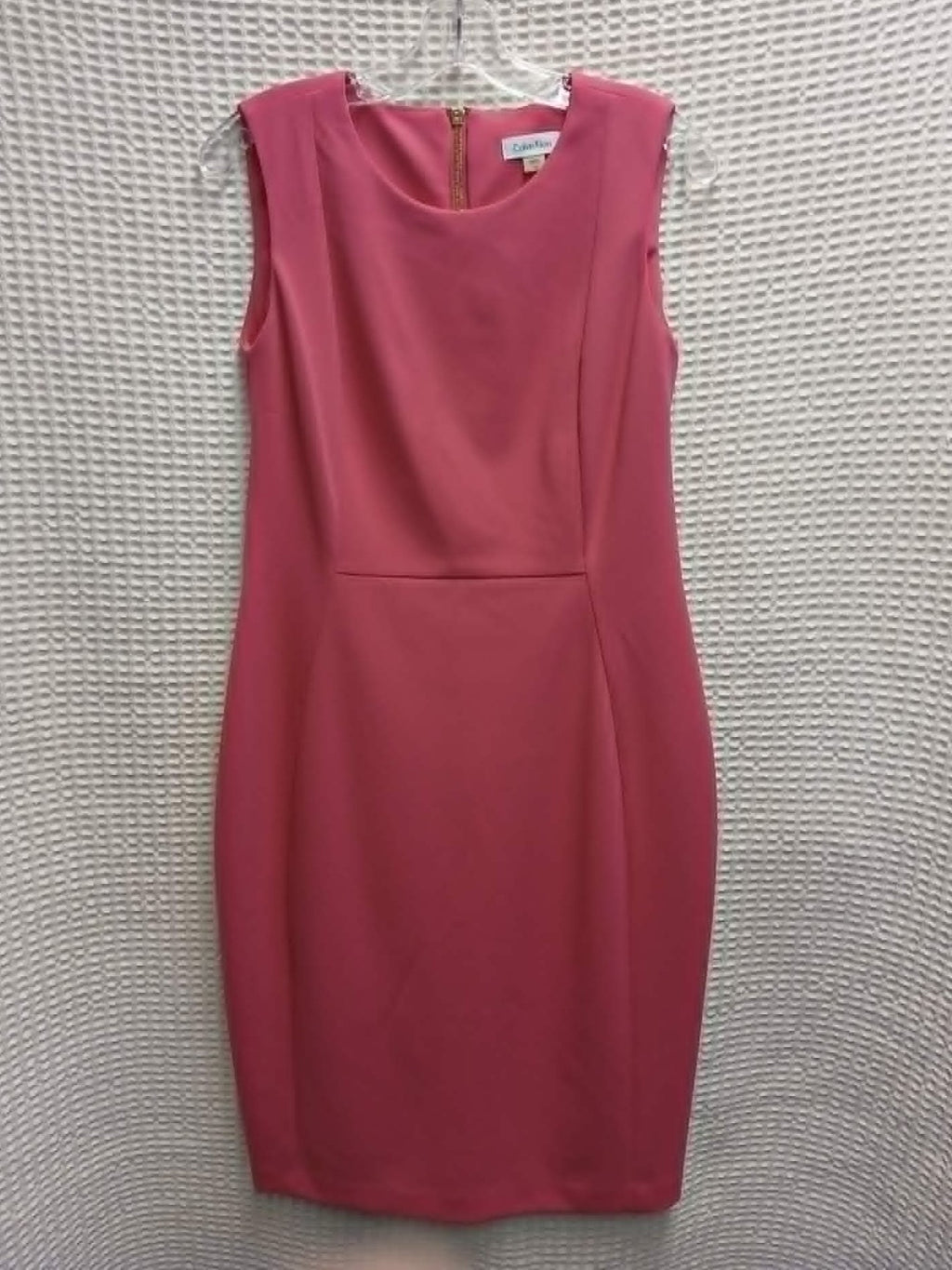 Blush Fitted Midi Dress