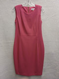 Blush Fitted Midi Dress