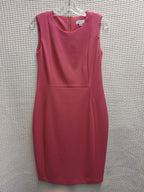 Blush Fitted Midi Dress