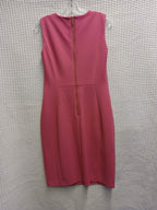 Blush Fitted Midi Dress