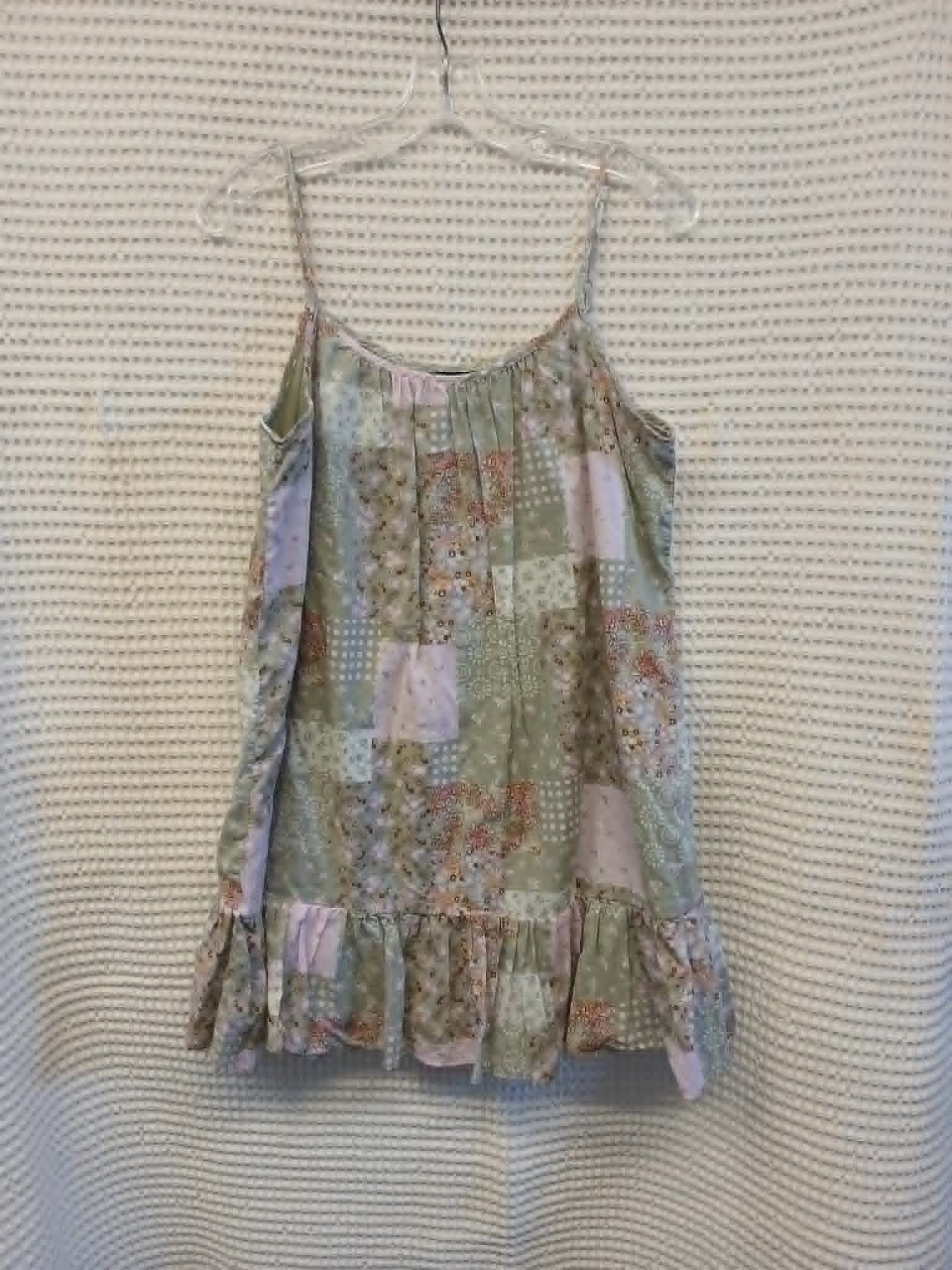 Patchwork Garden Mini Dress