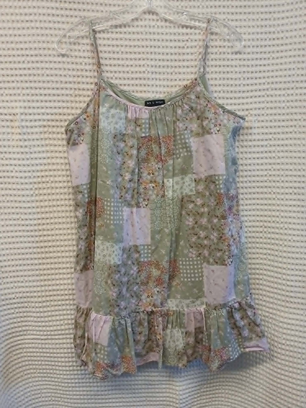 Patchwork Garden Mini Dress