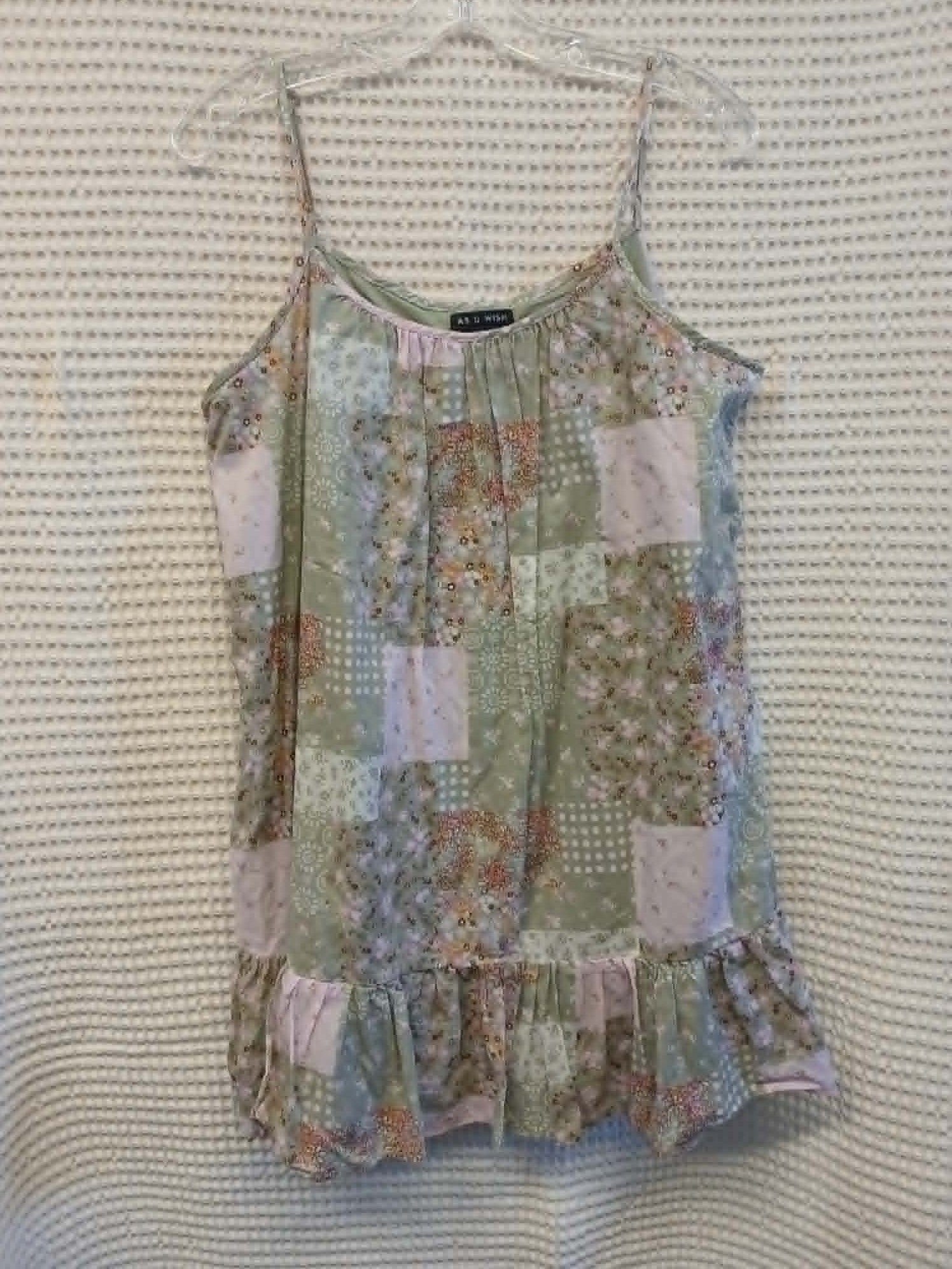 Patchwork Garden Mini Dress