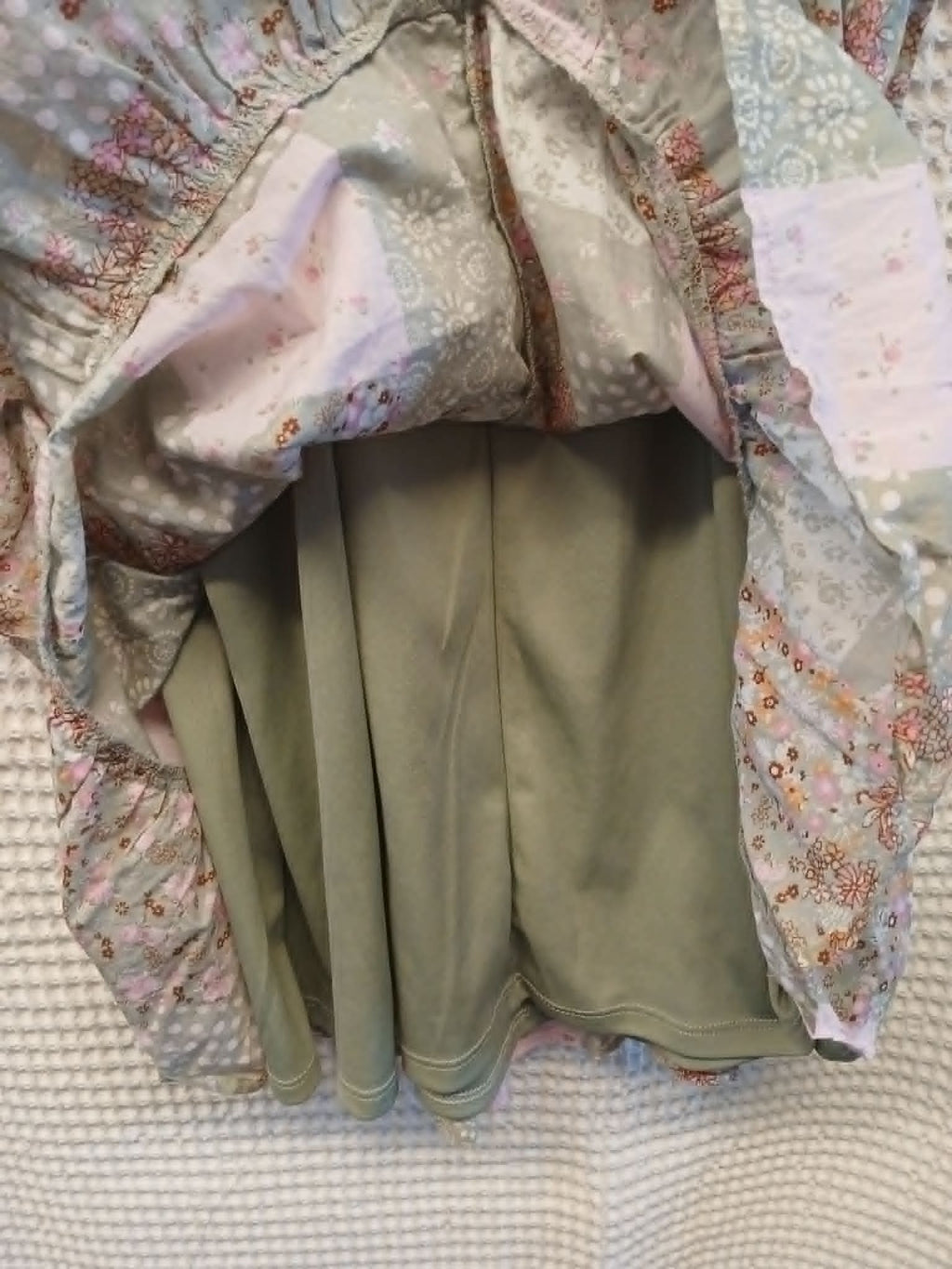 Patchwork Garden Mini Dress