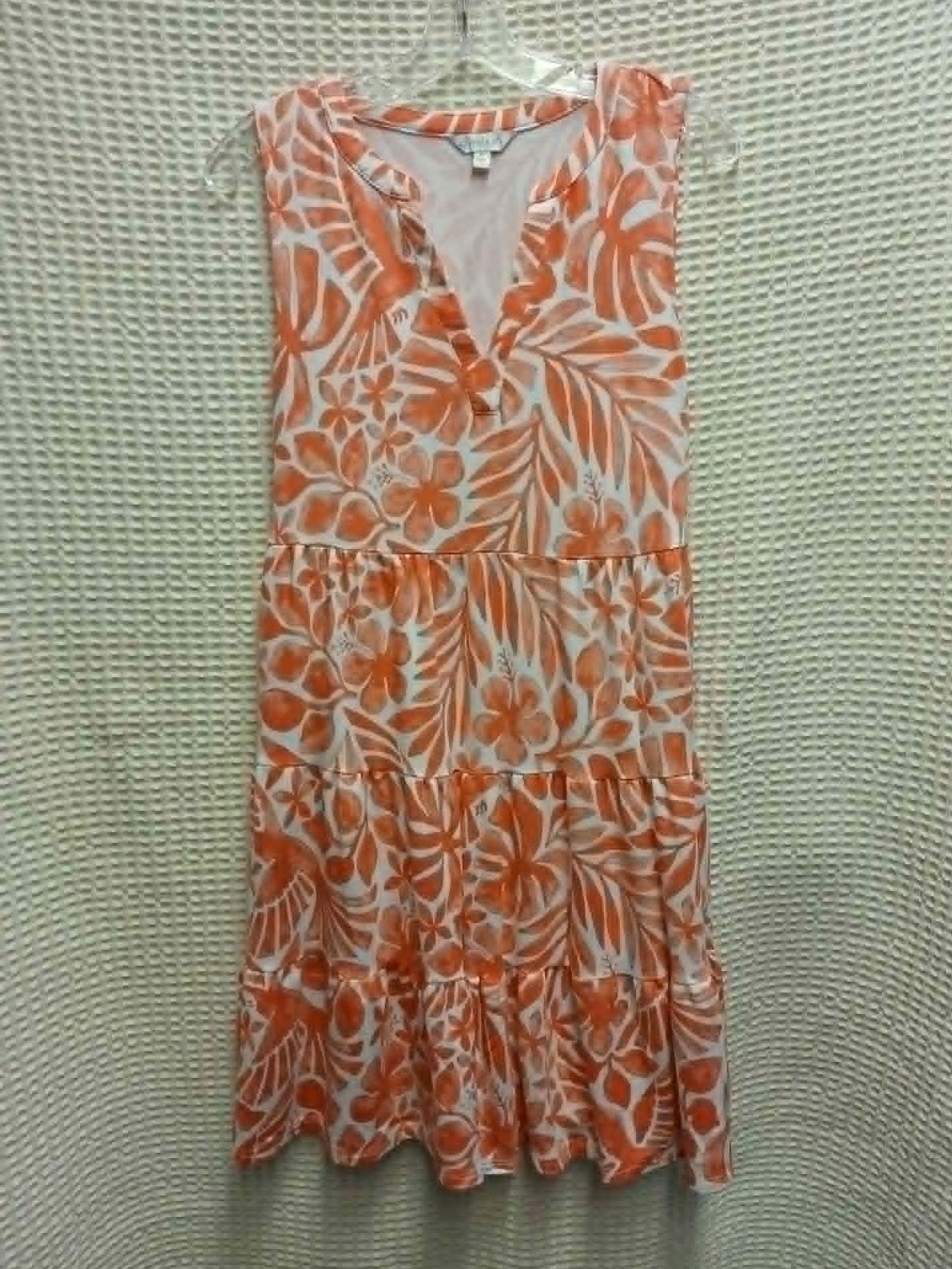 Orange Blossom Midi Dress