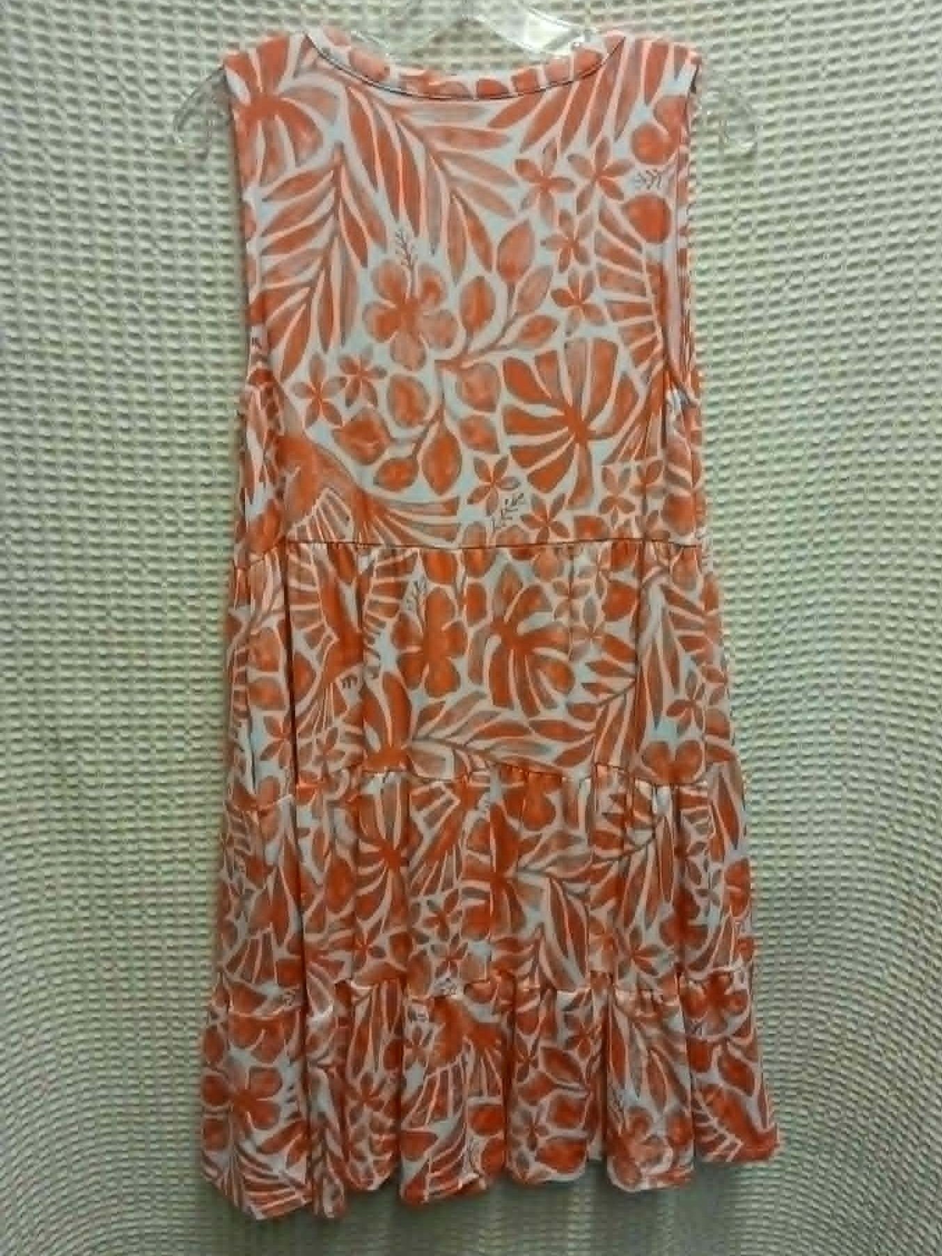 Orange Blossom Midi Dress