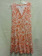 Orange Blossom Midi Dress