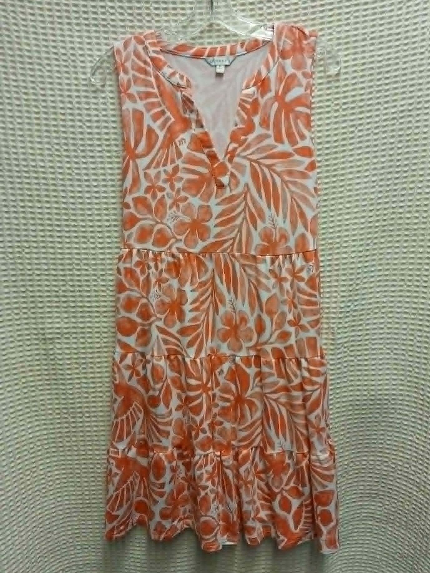 Orange Blossom Midi Dress