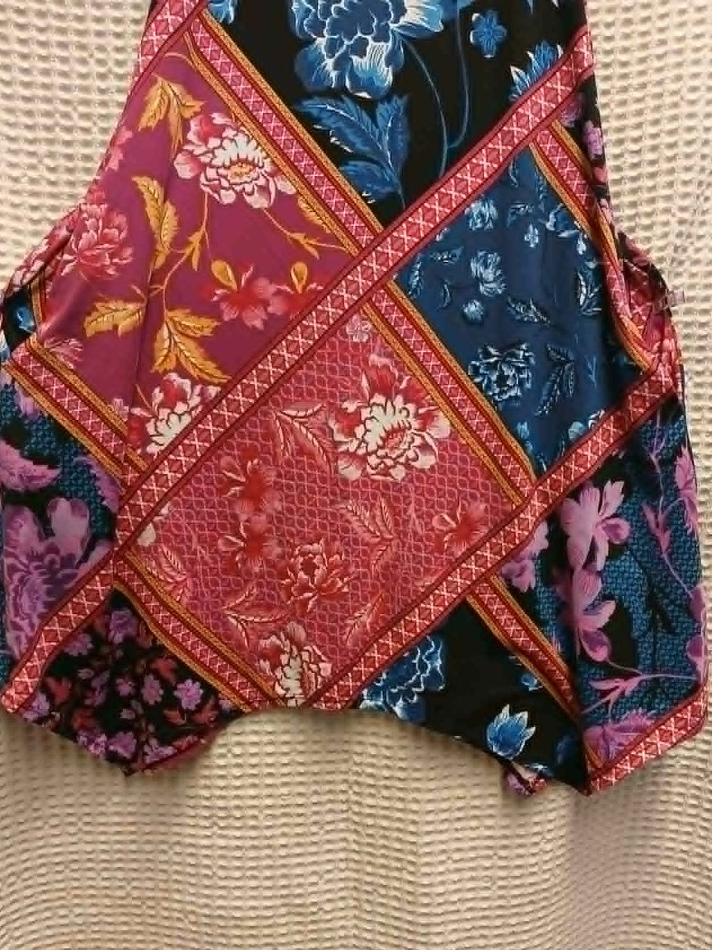 Wildflower Patchwork Mini Dress