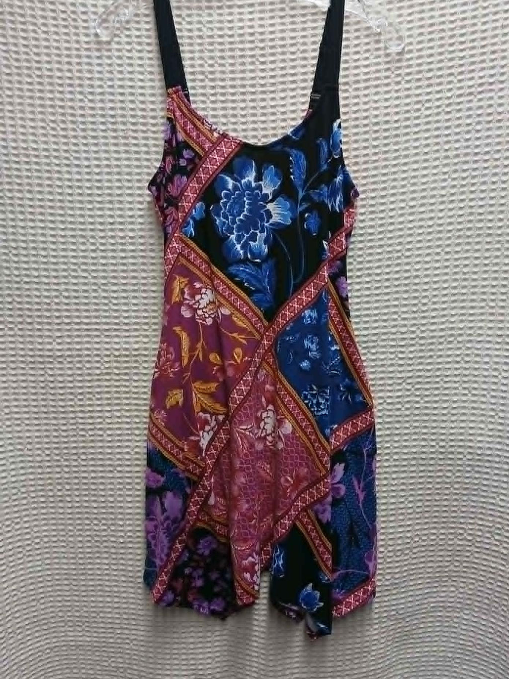 Wildflower Patchwork Mini Dress